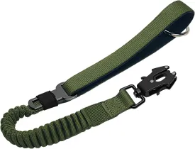 20 Strong Short Leash for Dog, Heavy Duty Absorbing Bungee Leash with Padded Handle Car Seatbelt, Dog Training Leashs for Large or Medium Dogs - Can be Used with Other leashes (Army Green)