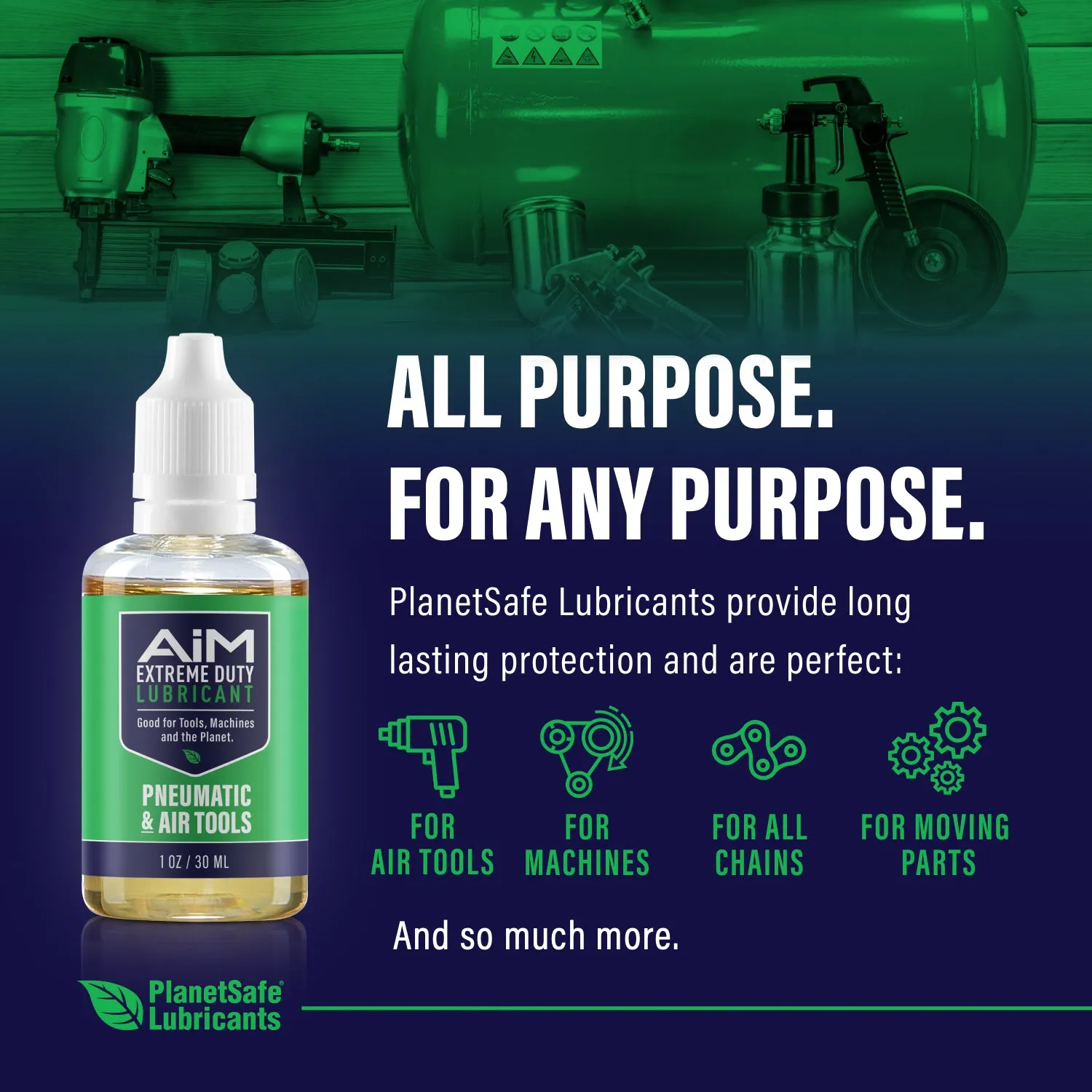 AiM Extreme Duty Lubricant | Pneumatic & Air Tools | Specialty | 1 oz precision