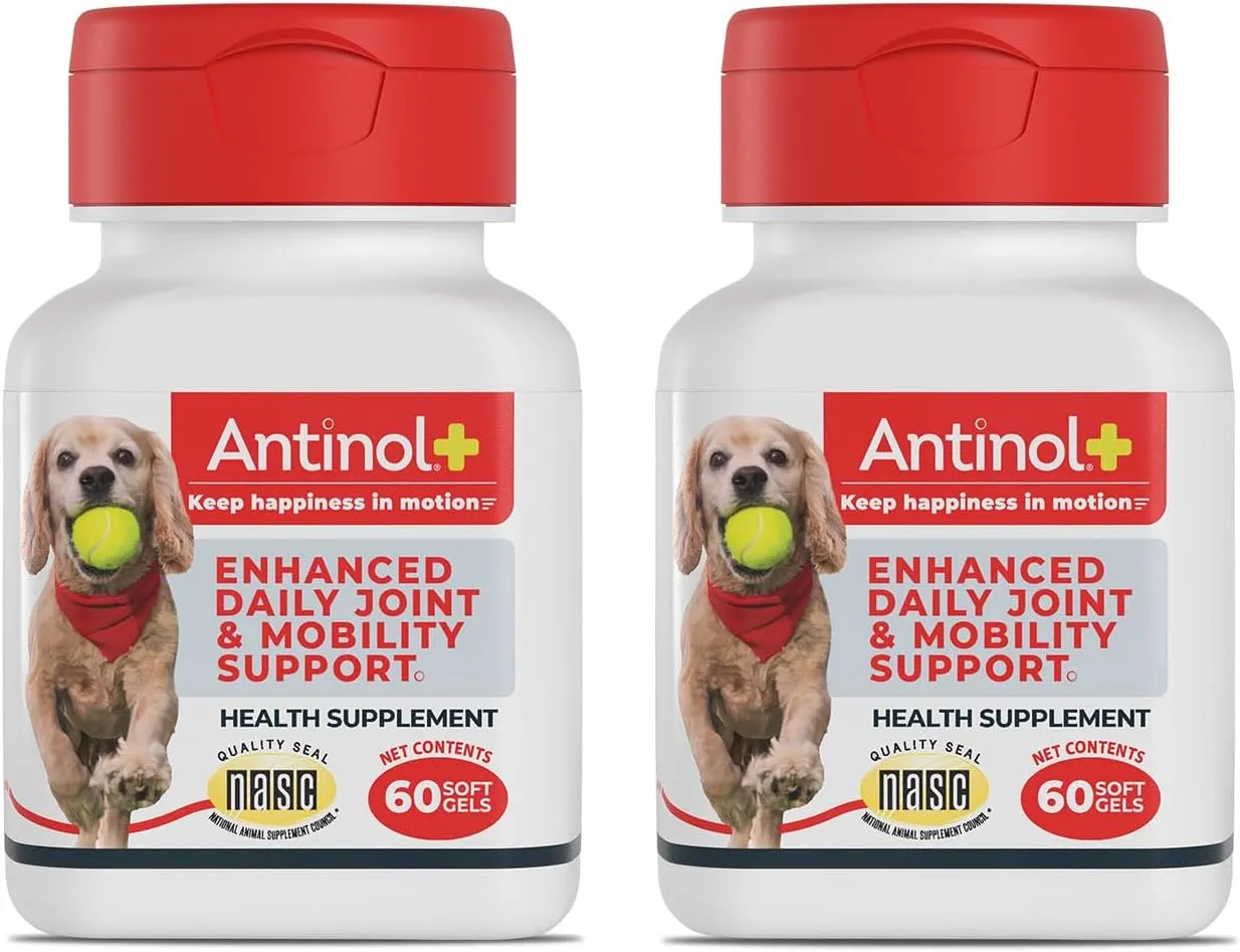Antinol Plus for Dogs - Hip & Joint Mobility Supplement Capsules