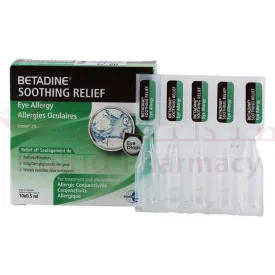 Betadine Soothing Relief Eye Sdu Eye Drops 10 VL