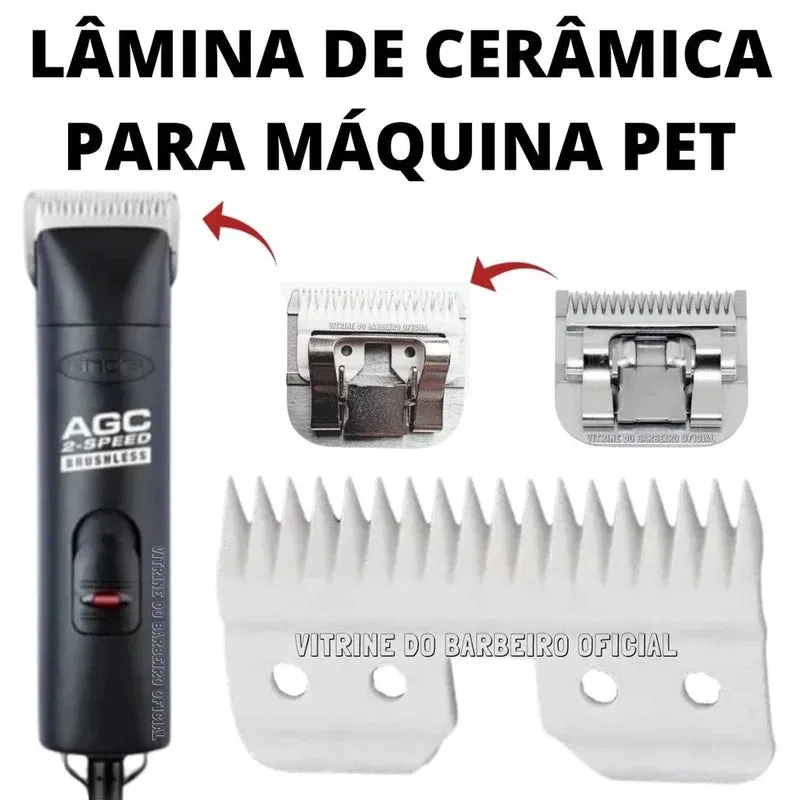 Ceramic Dog Grooming Clipper Blade Set