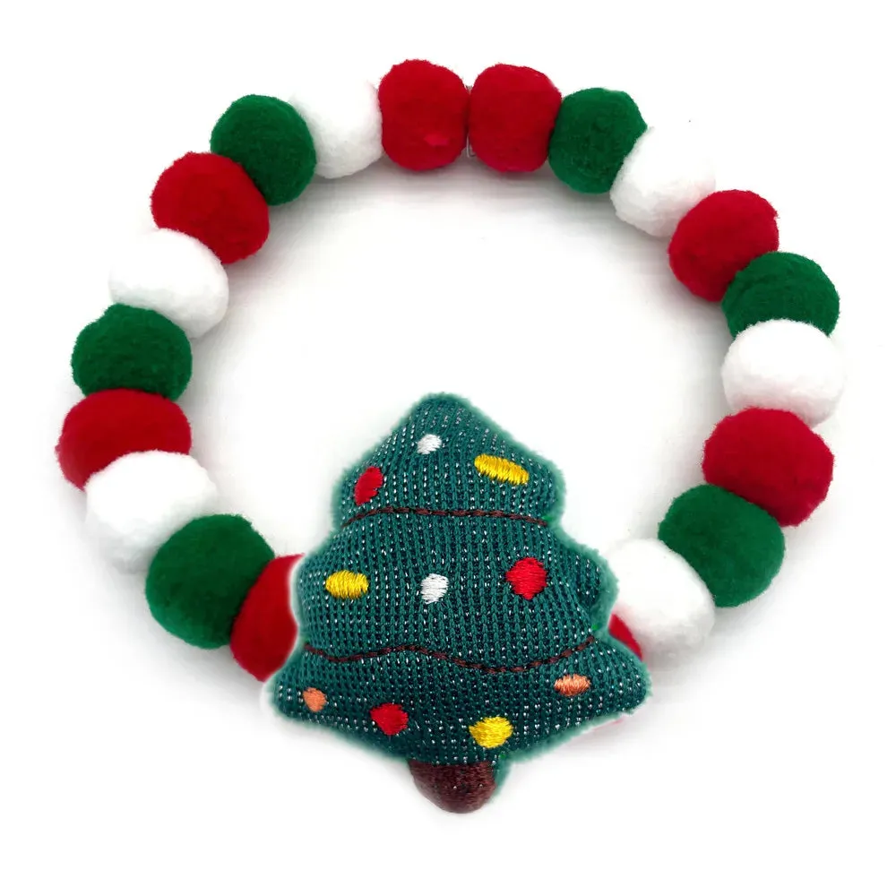 Christmas Themed Dog Bow Ties, Pack of 30