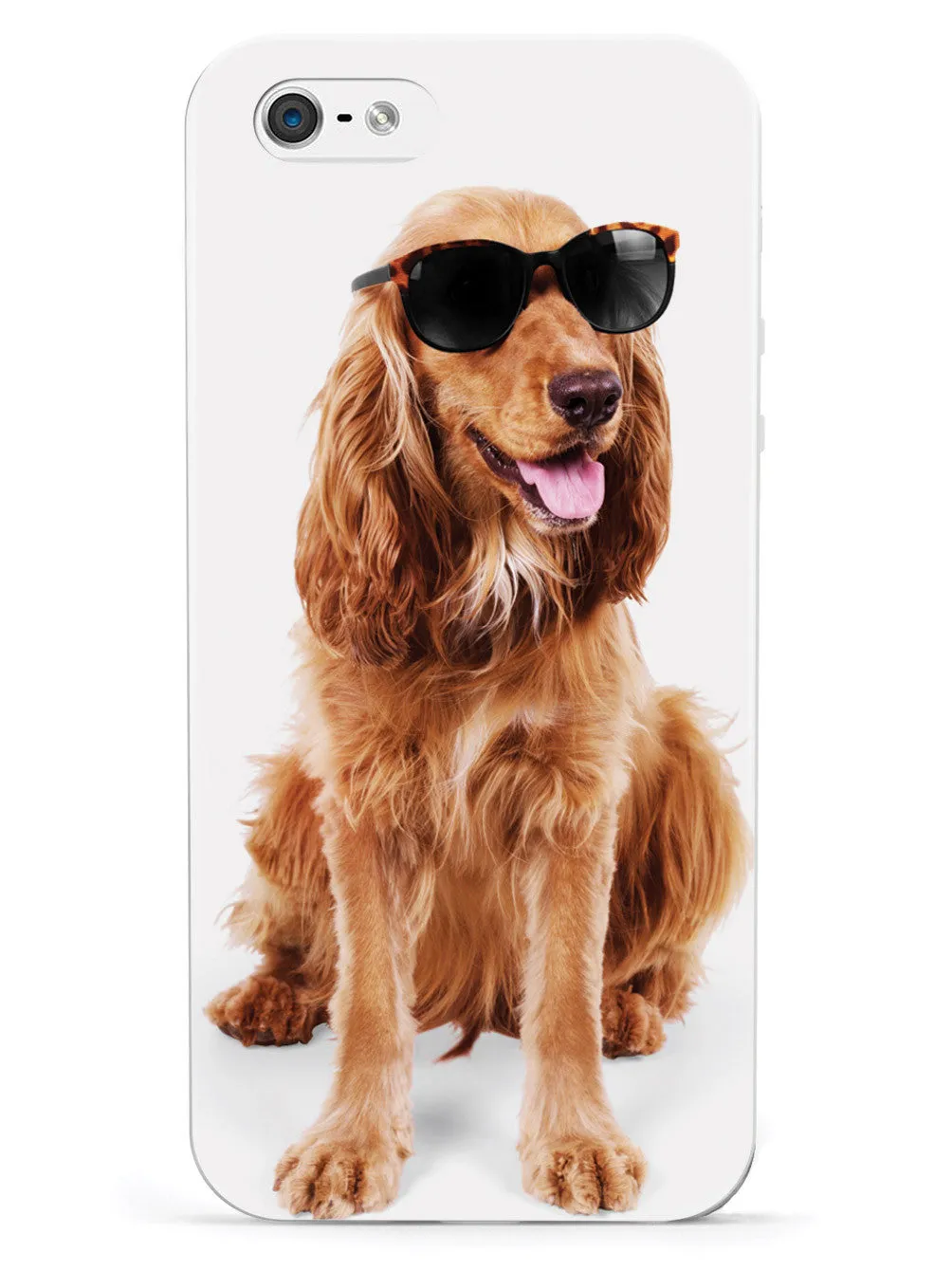 Cocker Spaniel with Sunglasses Case