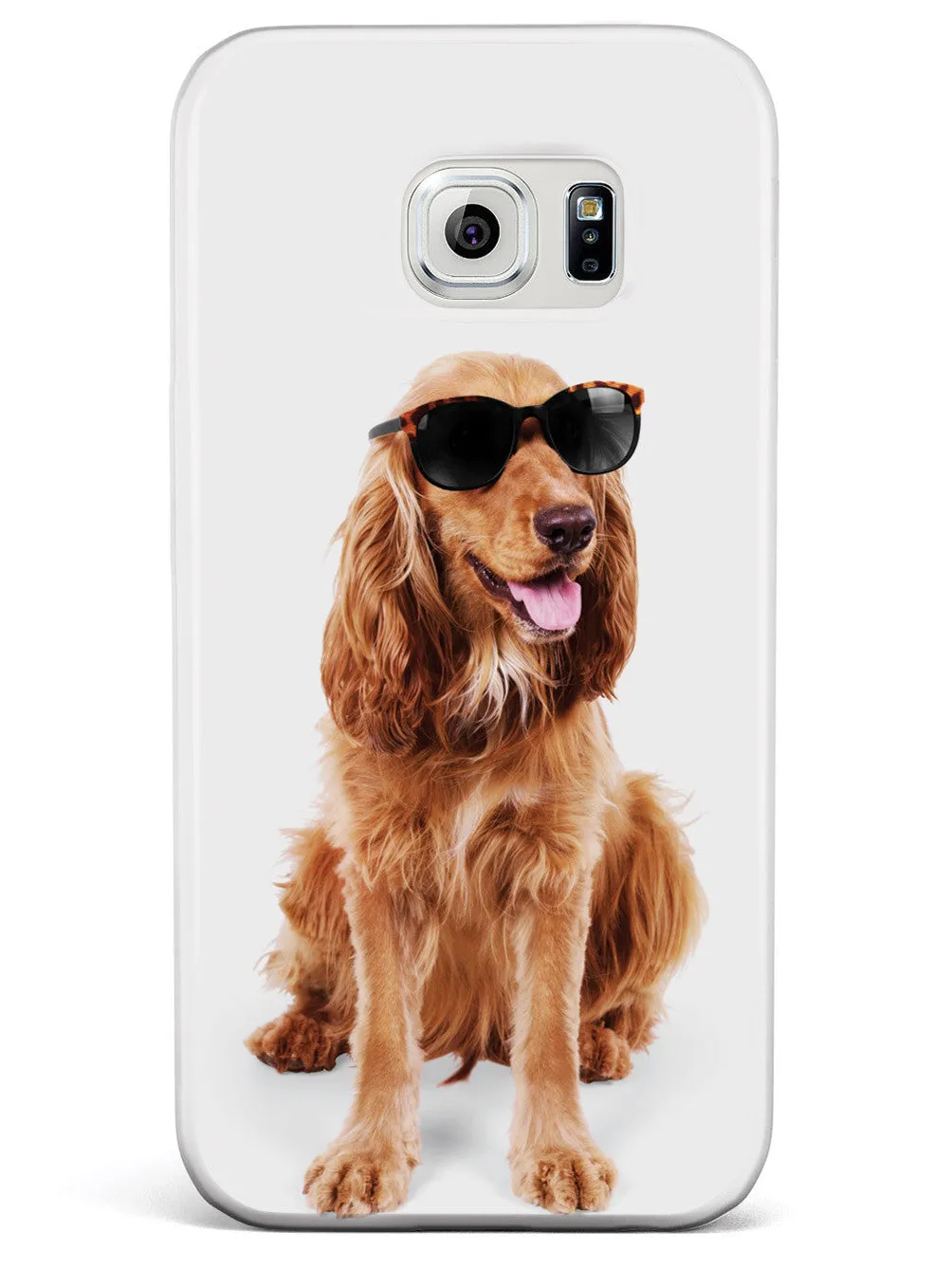 Cocker Spaniel with Sunglasses Case
