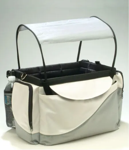 Convertible Pet Bicycle Basket and Carrier with Removable sun sheild