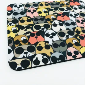 Cool Dogs in Shades Mouse Pad