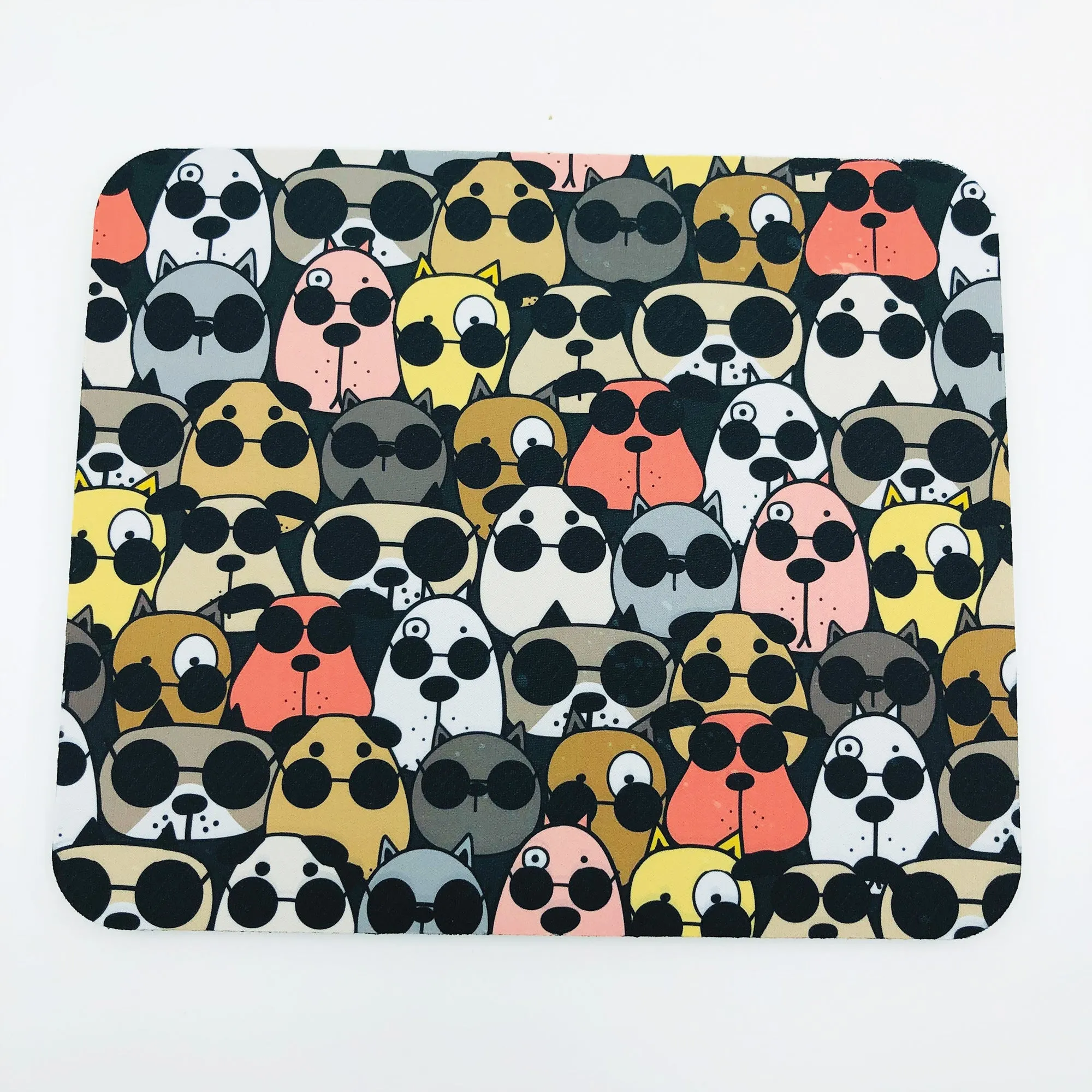 Cool Dogs in Shades Mouse Pad
