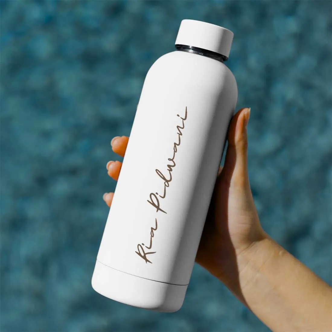 Customized Water Bottles with Names Stainless Steel Double Insulated Water Bottles for Travel Office Gym Home - BPA Free, Leakproof