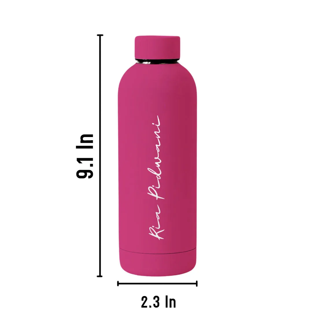 Customized Water Bottles with Names Stainless Steel Double Insulated Water Bottles for Travel Office Gym Home - BPA Free, Leakproof