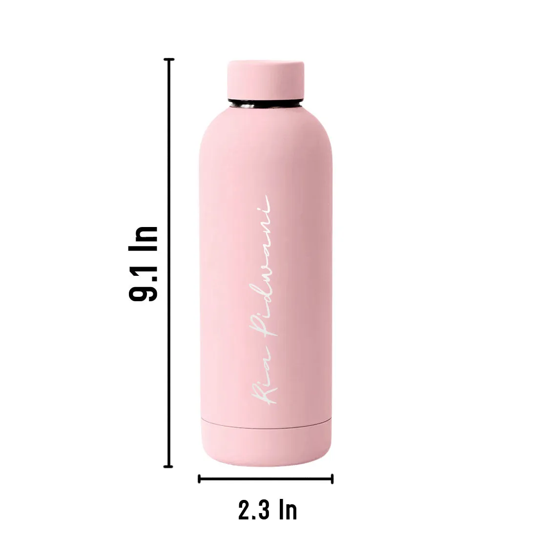 Customized Water Bottles with Names Stainless Steel Double Insulated Water Bottles for Travel Office Gym Home - BPA Free, Leakproof