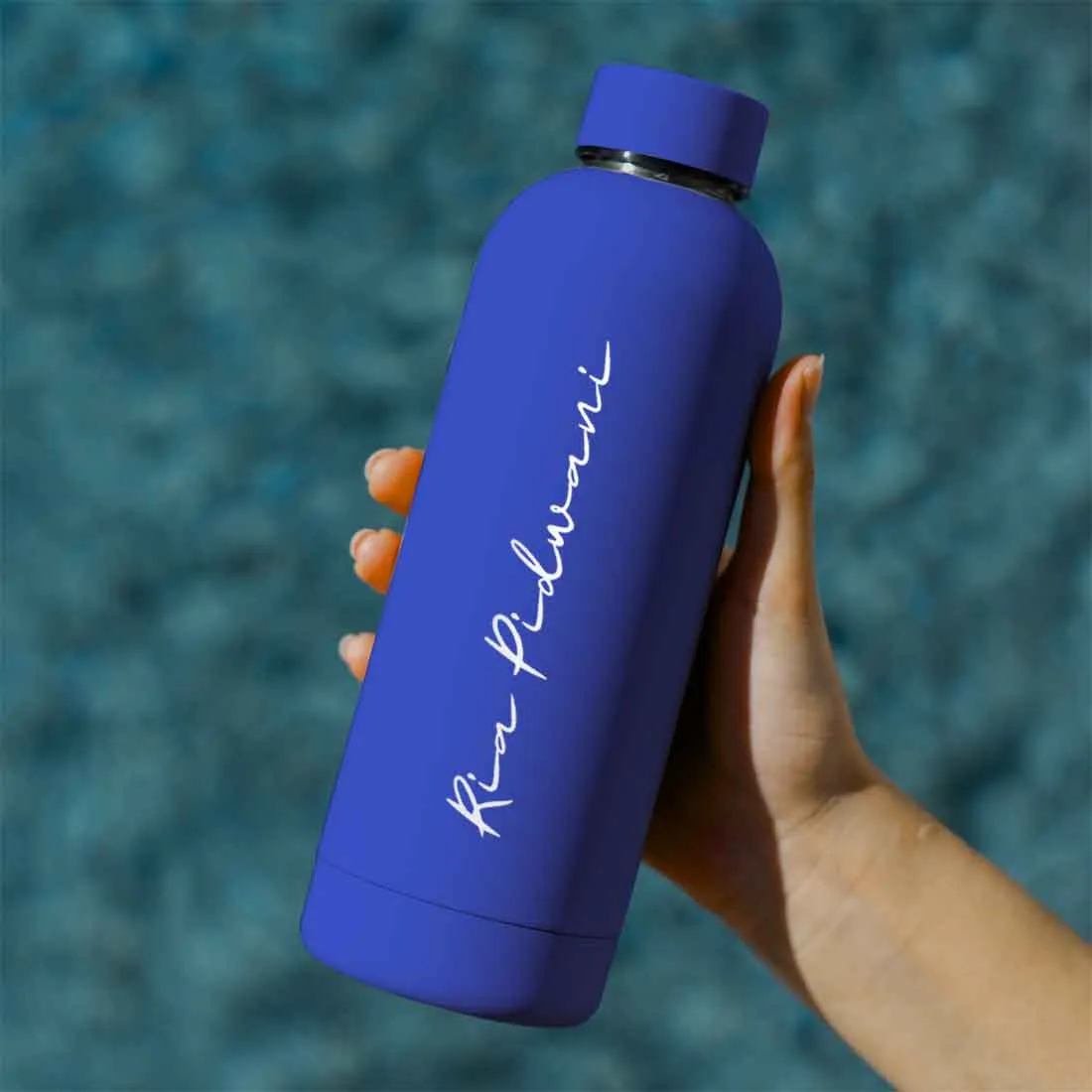 Customized Water Bottles with Names Stainless Steel Double Insulated Water Bottles for Travel Office Gym Home - BPA Free, Leakproof
