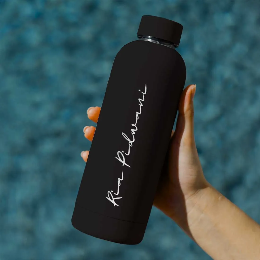 Customized Water Bottles with Names Stainless Steel Double Insulated Water Bottles for Travel Office Gym Home - BPA Free, Leakproof