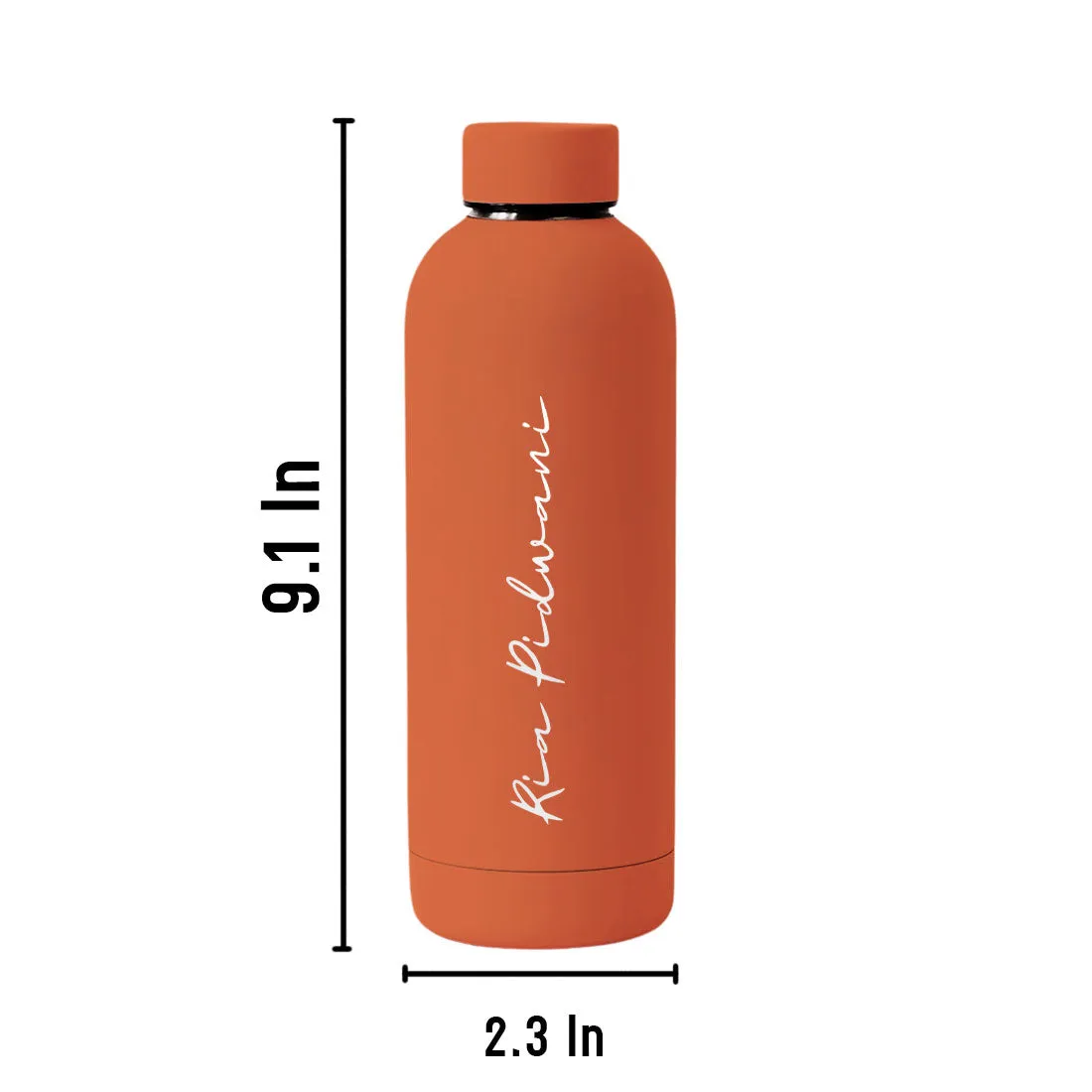 Customized Water Bottles with Names Stainless Steel Double Insulated Water Bottles for Travel Office Gym Home - BPA Free, Leakproof