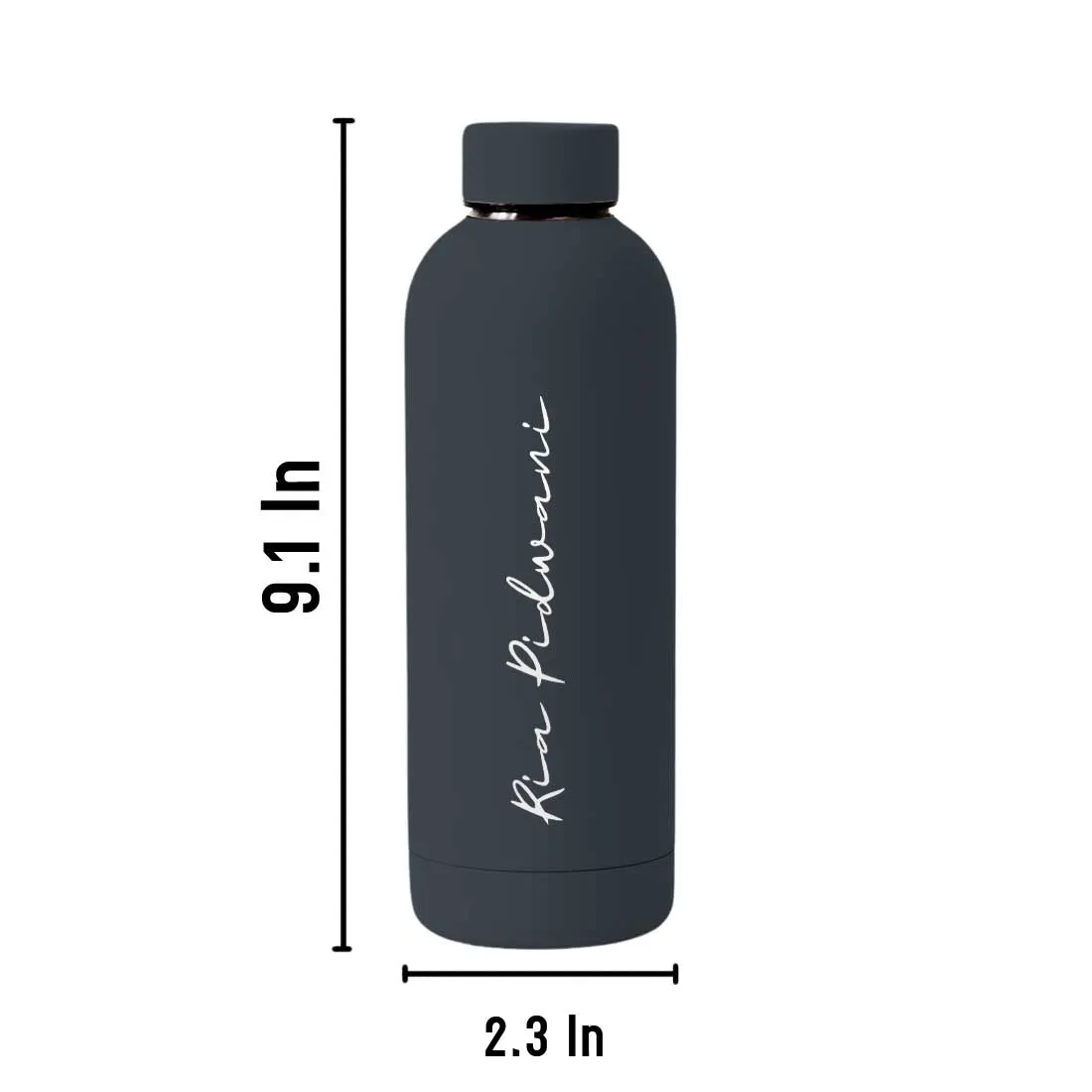 Customized Water Bottles with Names Stainless Steel Double Insulated Water Bottles for Travel Office Gym Home - BPA Free, Leakproof