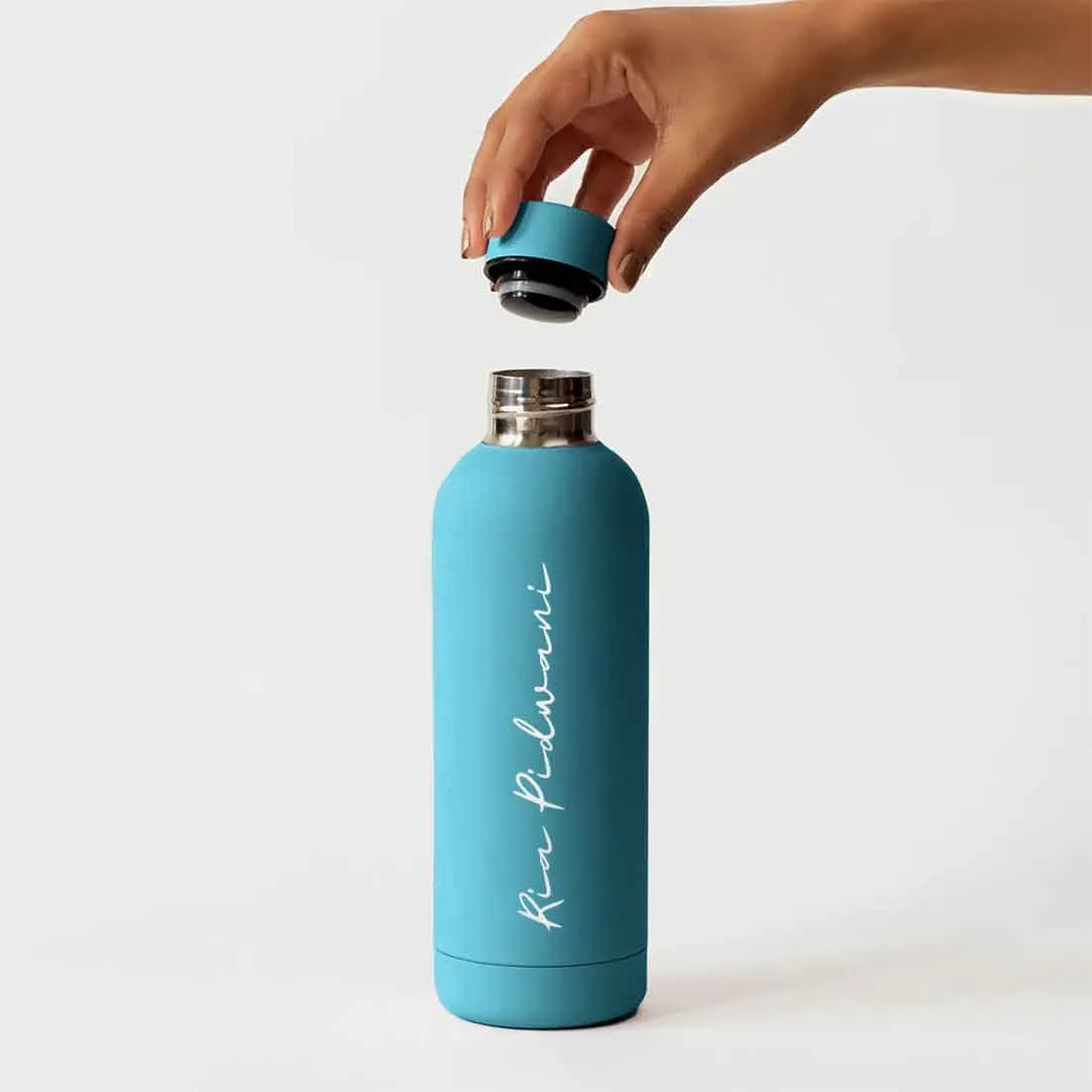 Customized Water Bottles with Names Stainless Steel Double Insulated Water Bottles for Travel Office Gym Home - BPA Free, Leakproof