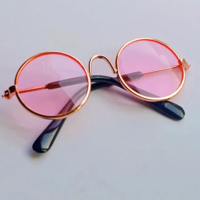 Doll Cool Glasses Pet Sunglasses For BJD Blyth American Grils Toy Photo Props Oct20-A