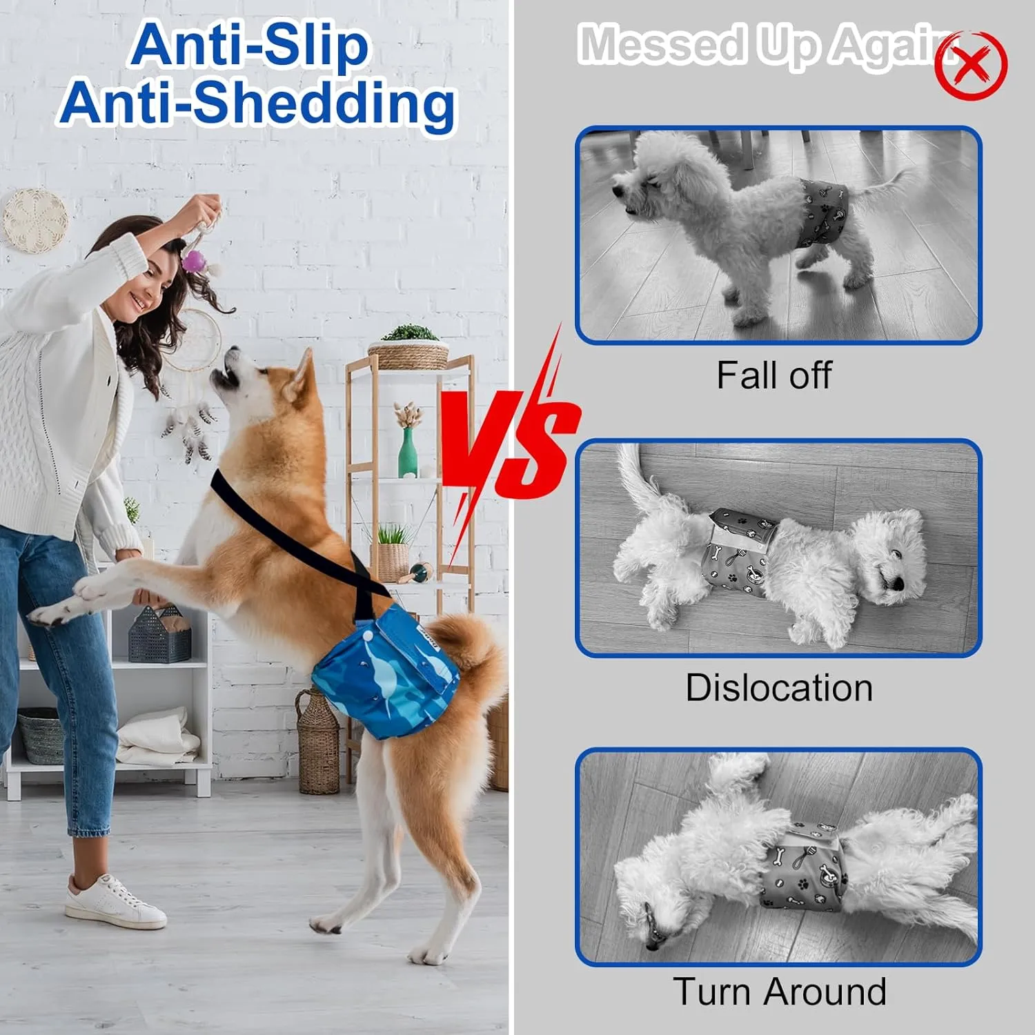 Dono Reusable Belly Bands for Male Dogs with Suspender, 3 Pack Washable Dog Diapers Male, High Absorbency Male Dog Wraps, Leakproof Doggie Puppy Doggy Diapers, Sharks Dinosaurs Trucks, X-Small