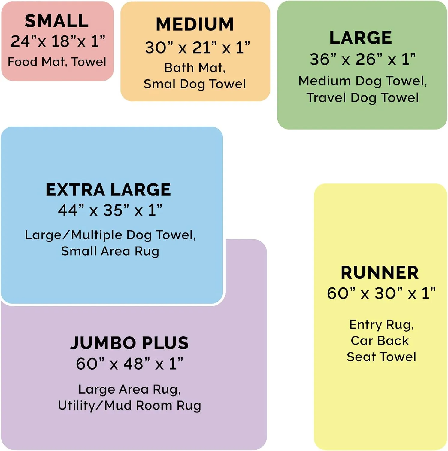 Furhaven 24" x 18" Highly Absorbent Dog Door Mat for Muddy Paws, 100% Washable, Perfect for Entryway, Kitchen, & Bathroom Use - Chenille Shammy Rug - Charcoal (Gray), Small