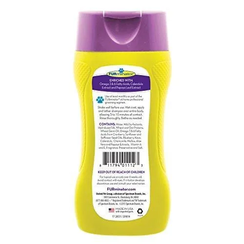 Furminator Hairball Prevention Shampoo for Cats (8.5 oz)