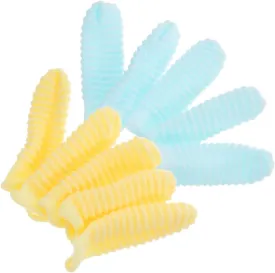 GANAZONO Ergonomic Dog Cat Toothbrush 12pcs Set Finger Toothbrush for Pet Cleaning Safe Reusable