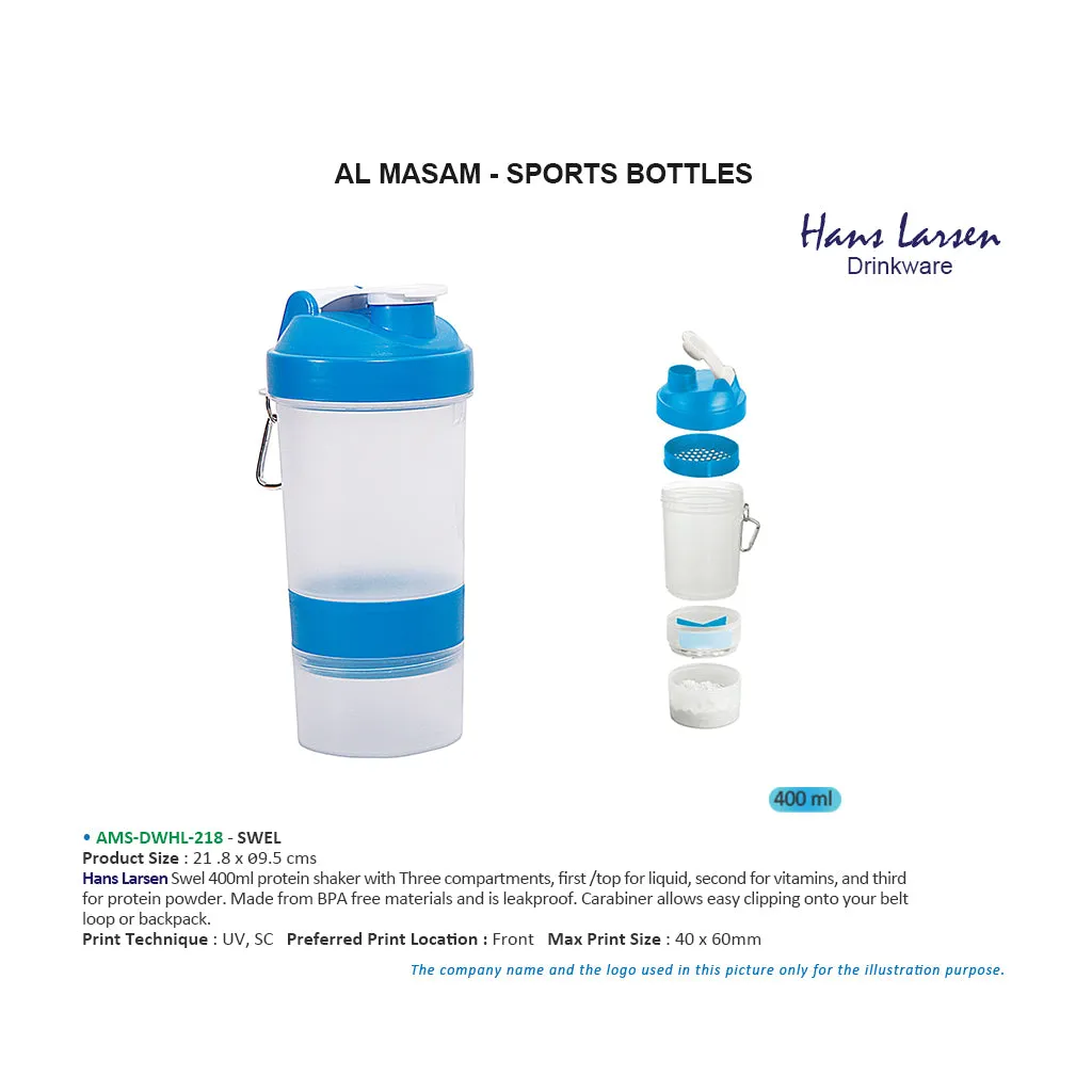 Hans Larsen 400ml Protein Shaker