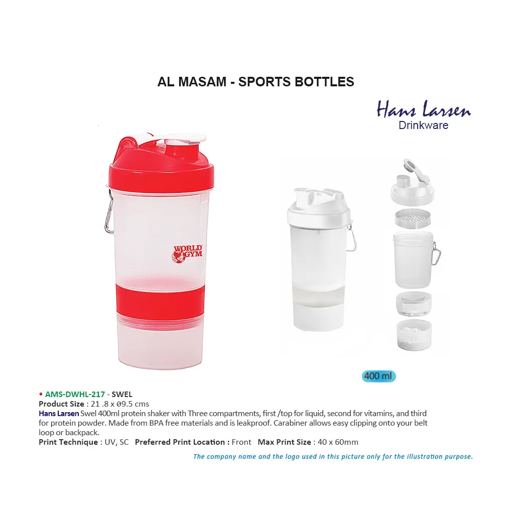 Hans Larsen 400ml Protein Shaker