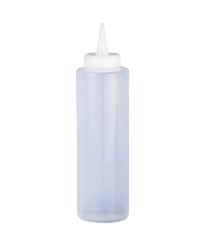 HIC Kitchen Squeeze Bottle, Clear, 12oz