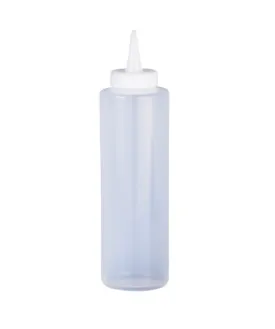 HIC Kitchen Squeeze Bottle, Clear, 12oz