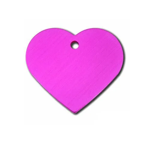 ID Tag - Large Pink Heart