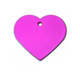 ID Tag - Large Pink Heart