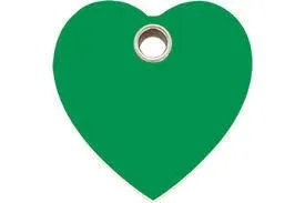ID Tag - Small Green Heart