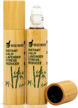 Instant Calm Roll-On with Lavender  Natural Support for Stress, Nervousness and Restlessness, 2 Bottles