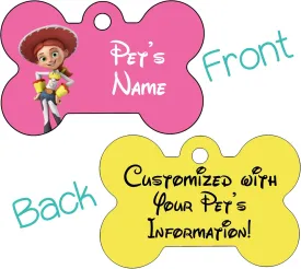 Jessie | Double Sided Pet Id Dog Tag | Personalized for Your Pet