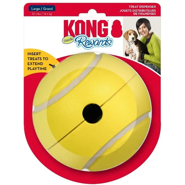 KONG Rewards Tennis Treat Dispensing Dog Toy