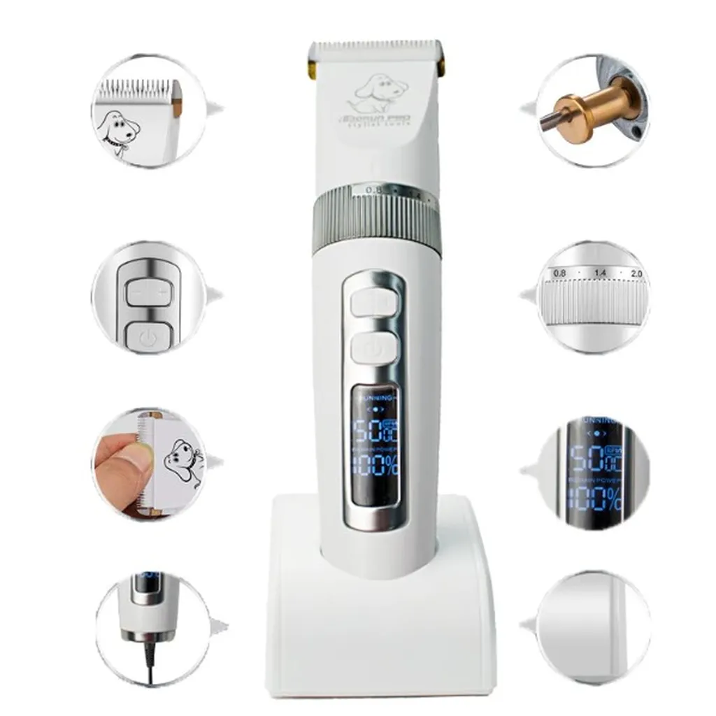 LCD Screen Pet Trimmer Electric