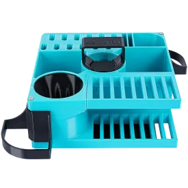 Mini Cube Tool Caddy Cyan by Vanity Fur