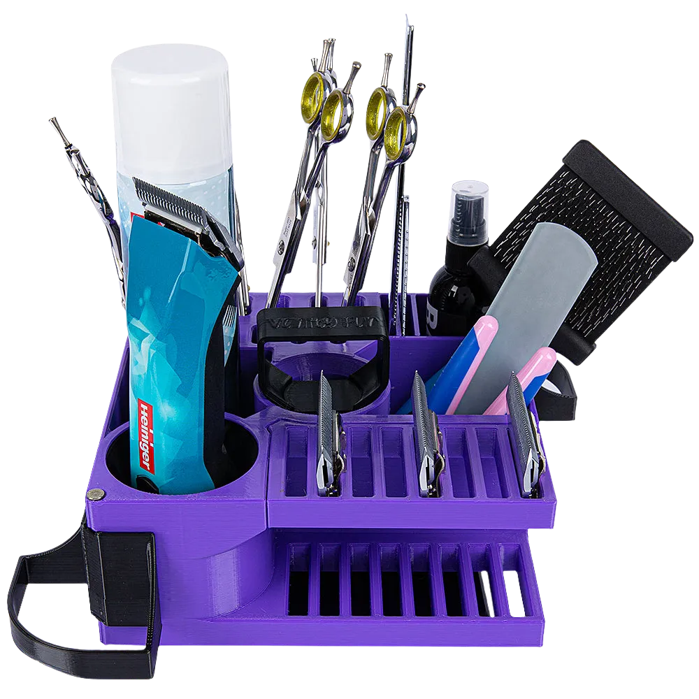 Mini Cube Tool Caddy Purple by Vanity Fur