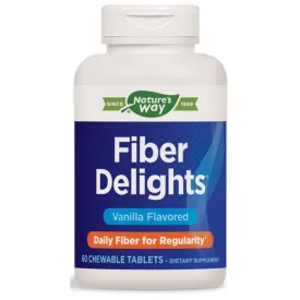 Nature's Way Fiber Delights Vanilla Flavor 60 Chews