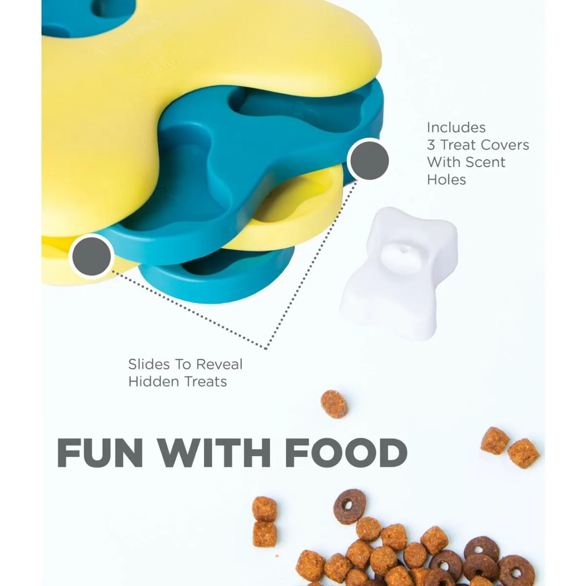 Nina Ottosson by Outward Hound | Tornado Puzzle Toy | Level 2 Interactive Dog Game