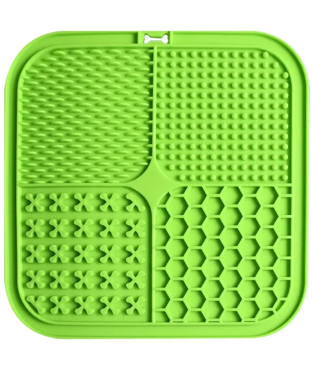 Nuff - Lick Mat For Dogs & Cats Green