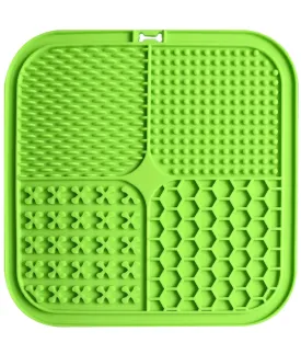Nuff - Lick Mat For Dogs & Cats Green