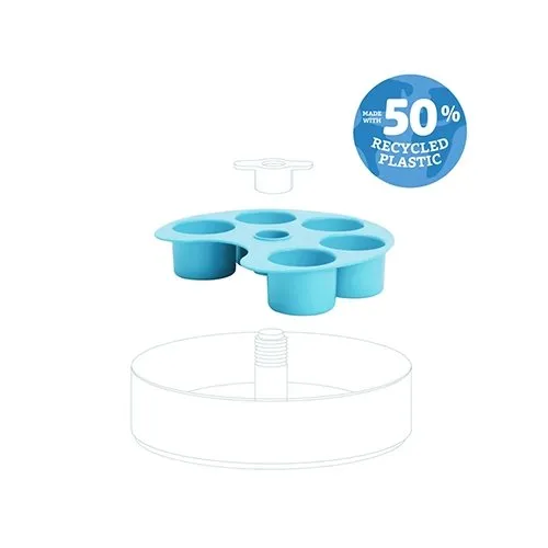 Pet Dream House Spin Interactive Slow Feeder - Level Medium - Blue