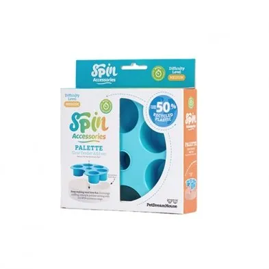 Pet Dream House Spin Interactive Slow Feeder - Level Medium - Blue