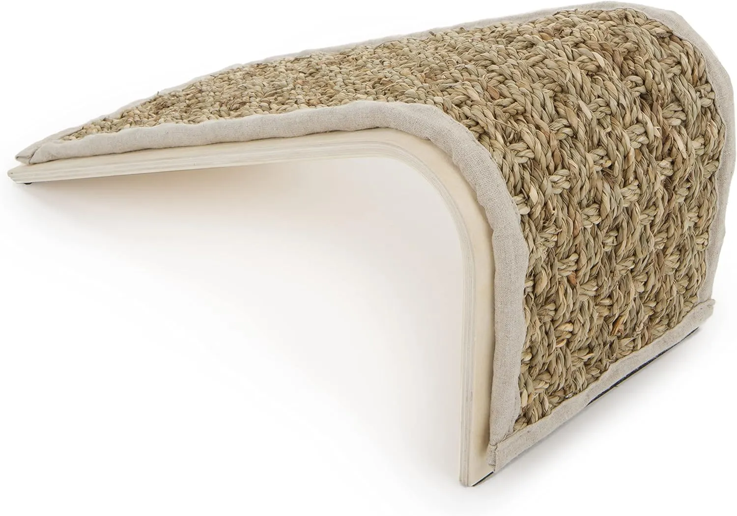 Petlinks Sea Ramp Seagrass Angled Cat Scratcher, Catnip Included - Randomly Selected Color, One Size