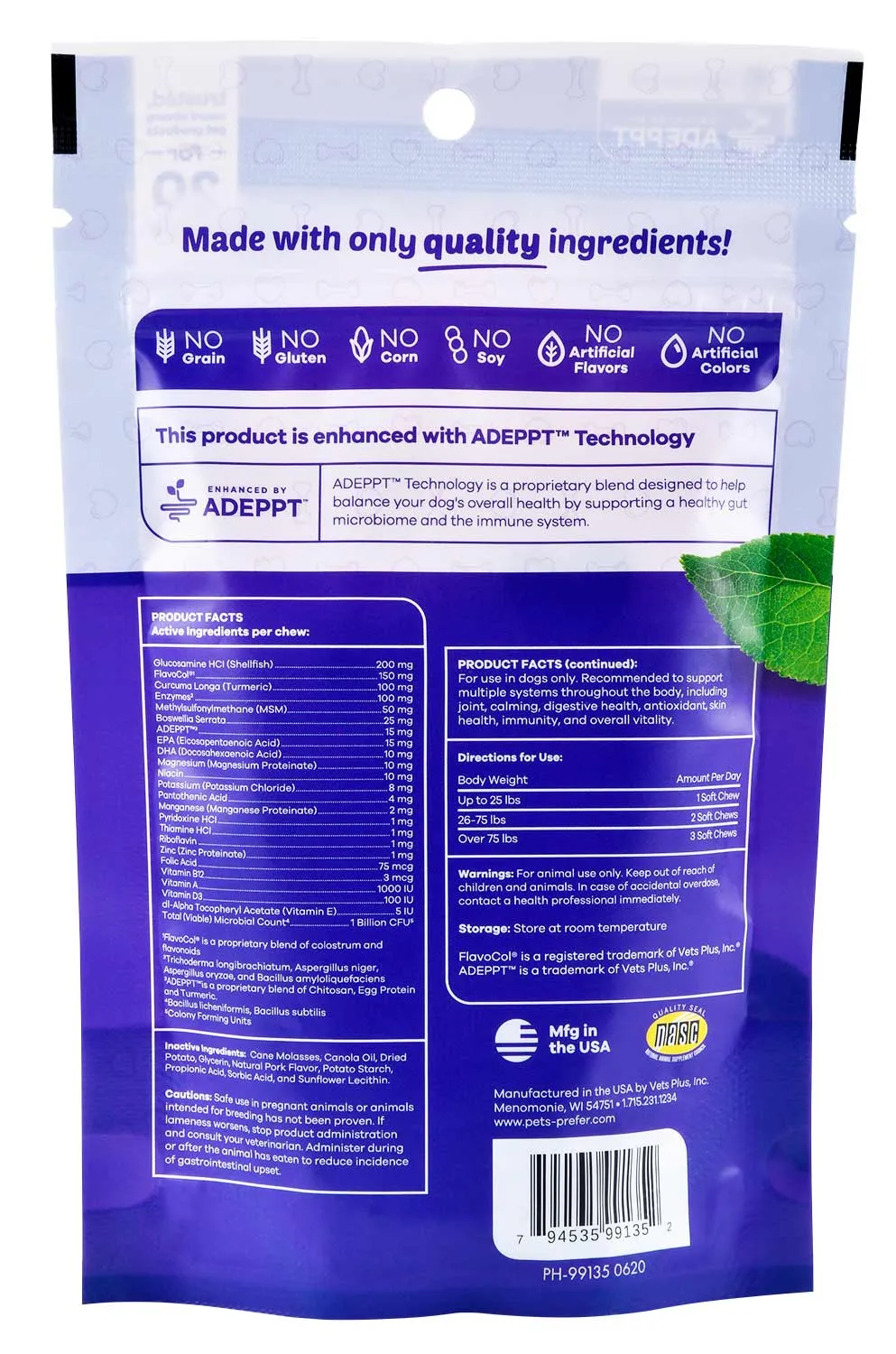 PetsPrefer Daily Essentials Soft Chews w/ ADEPPT