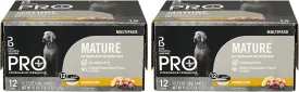 Pure Balance Pro  Chicken Stew Wet Dog Food for Mature Pets, Grain Free, 3.5 oz Cups - High-Protein Formula, Real Chicken, Senior Dog Food, Supports Healthy Skin & Coat (24 Cups of 3.5 oz)