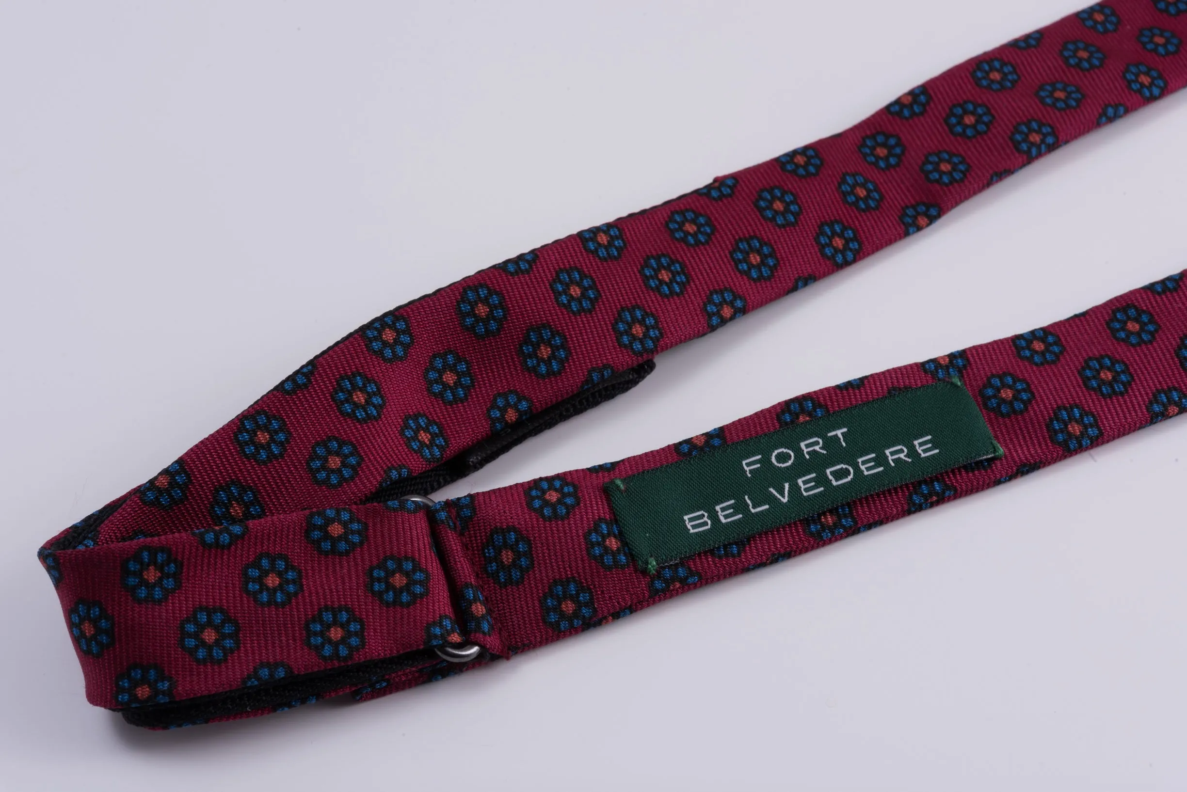 Red Ancient Madder Silk Neats Micropattern Bow Tie