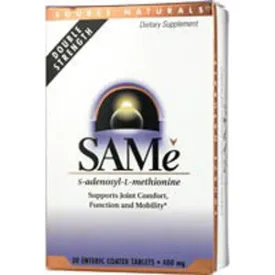 Same (S-Adenosyl-L-Methionine) 30 Tabs By Source Naturals