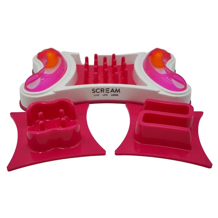Scream 2-in-1 Slow Feed Interactive Cat Bowl