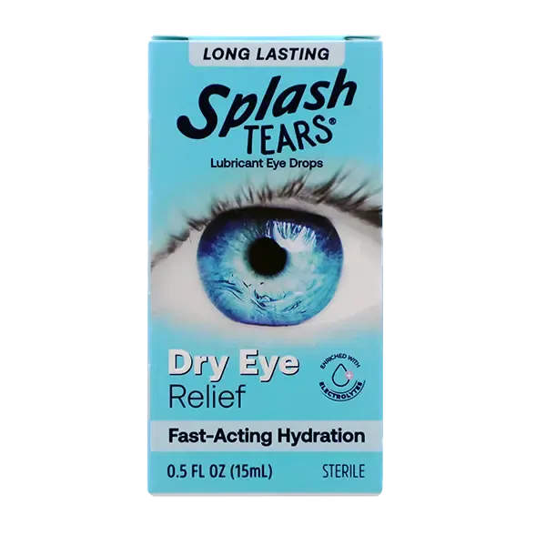 Splash Tears Dry Eye Lub Eye Drops 0.5 oz